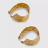 Paula echevarrÃa textured oval hoops