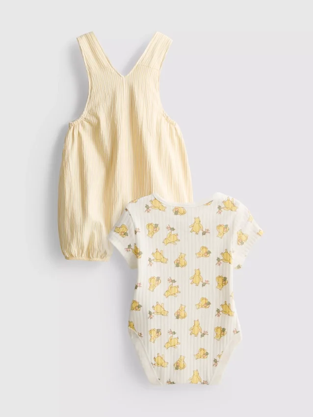 0-18mths | disney's winnie the pooh bodysuit and overalls newborn set