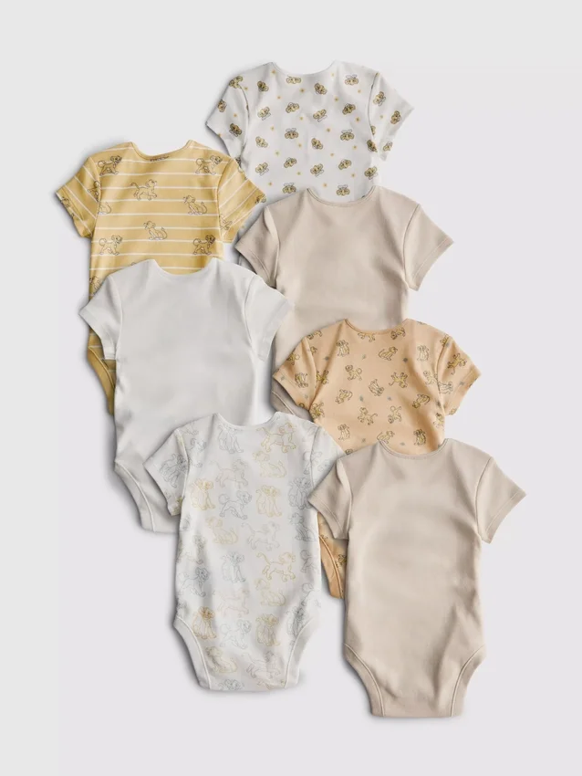 0-36mths | 7pk disney's the lion king short-sleeve onesies