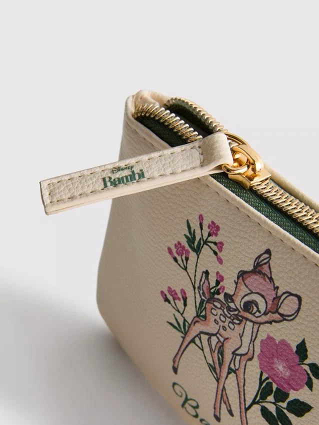 Disney's bambi faux leather coin purse