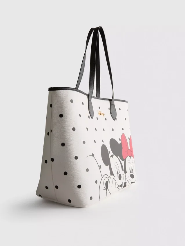 Disney's mickey mouse faux leather tote bag