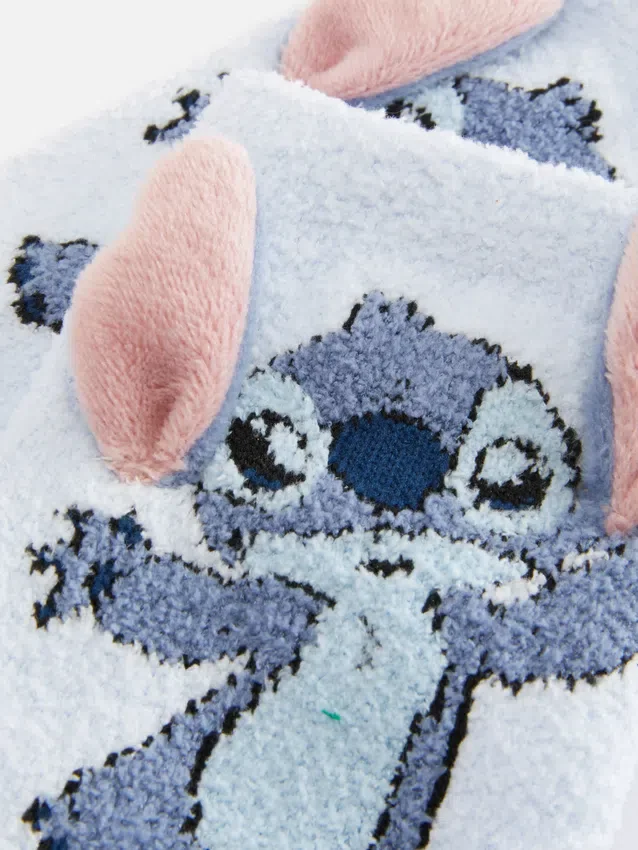 Disney's stitch cozy socks