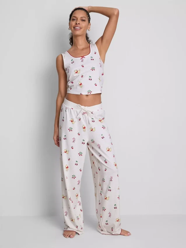 Disney's winnie the pooh cotton rich printed tank pajamas