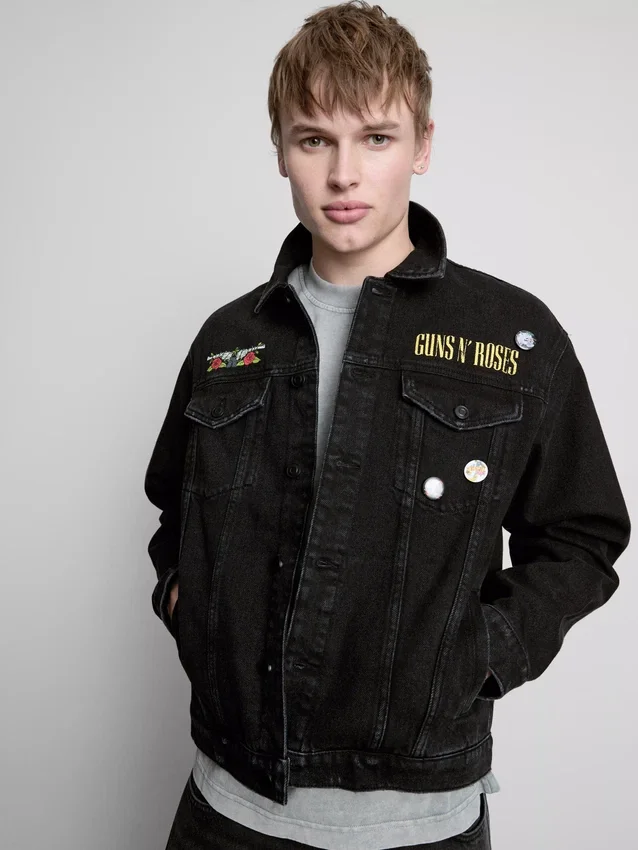 Guns n' roses cotton denim jacket