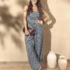 Paula echevarrÃa gingham ruffle bandeau top