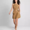 Paula echevarrÃa pleated bermuda shorts