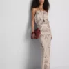 Paula echevarrÃa printed satin bias maxi skirt