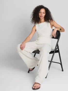 Paula echevarrÃa ruched crinkle tank top