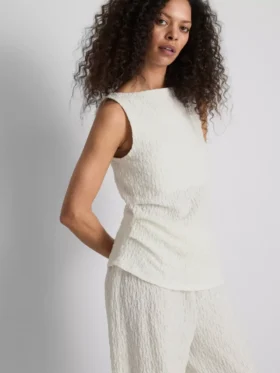 Paula echevarrÃa ruched crinkle tank top