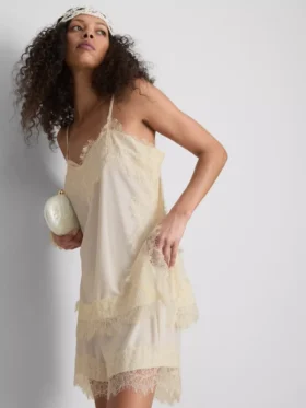 Paula echevarrÃa satin lace-trim cami top