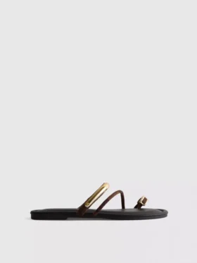 Paula echevarrÃa toe post sandals