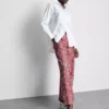 Printed palazzo pants